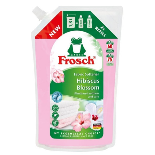 Кондиціонер для білизни Frosch Квіти гібіскуса, 1,5 л